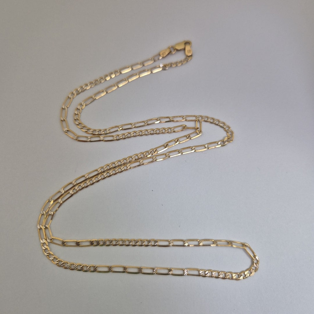 CADENA ORO, RODIADO 14 K 4.8 GRMS (SEMINUEVO)