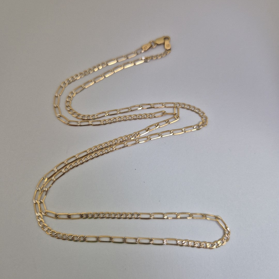 CADENA ORO, RODIADO 14 K 4.8 GRMS (SEMINUEVO)