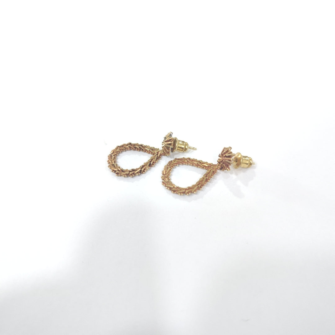 BROQUELES PAR ORO 14 K 3.6 GRMS (SEMINUEVO)