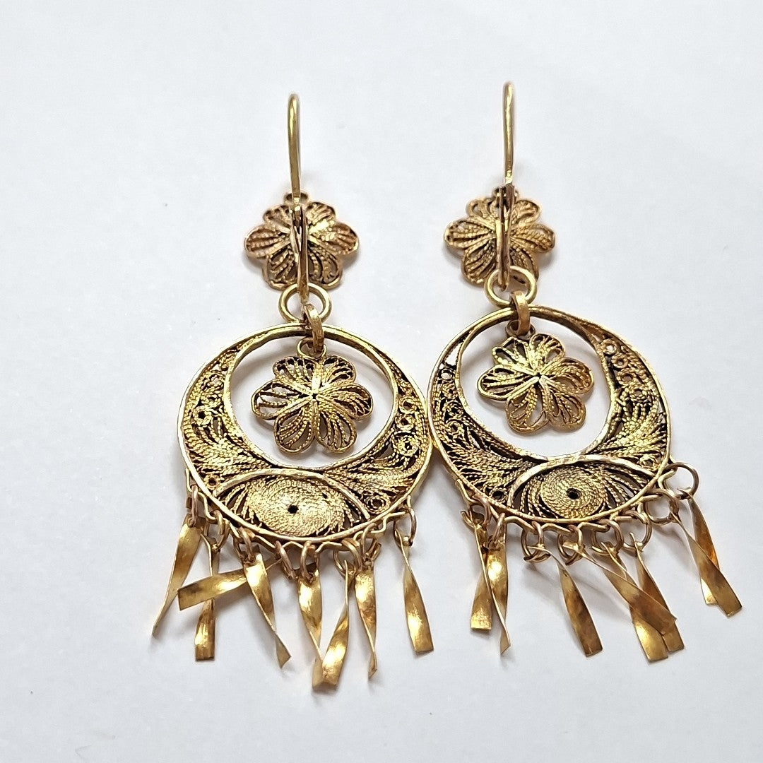 ARETES PAR ORO 8 K 7,80 GRMS (SEMINUEVO)