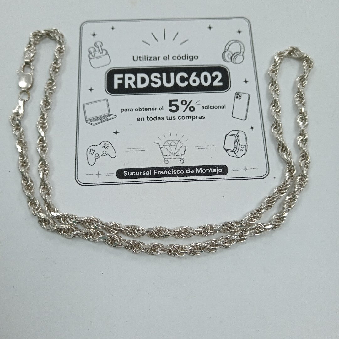 CADENA PLATA 39.2 GRMS (SEMINUEVO)