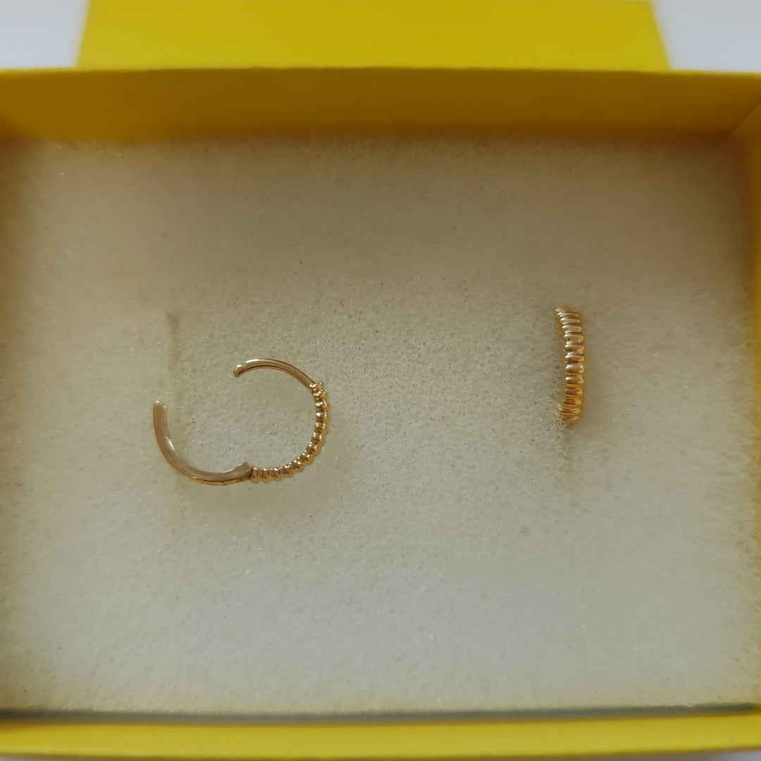 ARRACADAS ORO 14K 1.2 (NUEVO)