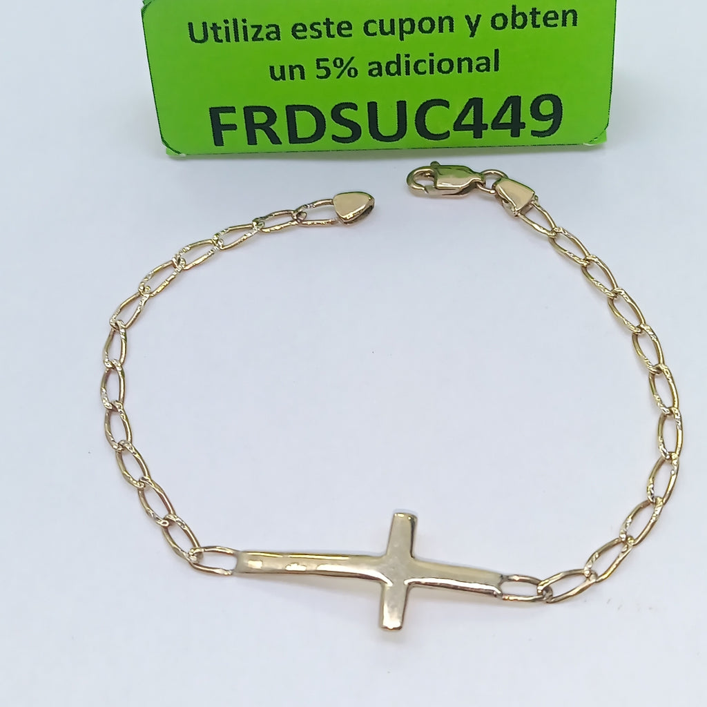 PULSERA ORO 14 K 4.3 GRMS (SEMINUEVO)