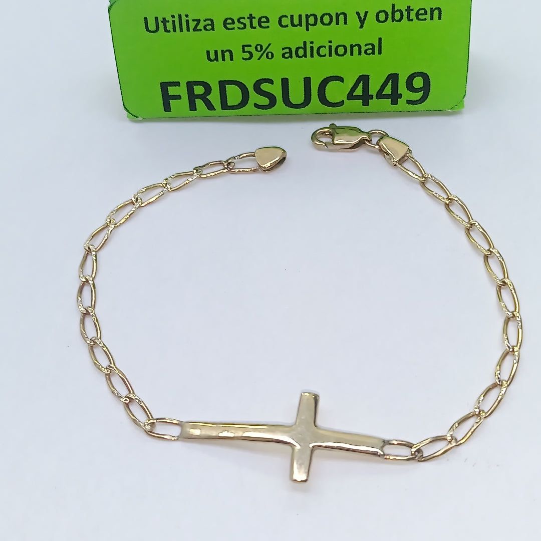 PULSERA ORO 14 K 4.3 GRMS (SEMINUEVO)