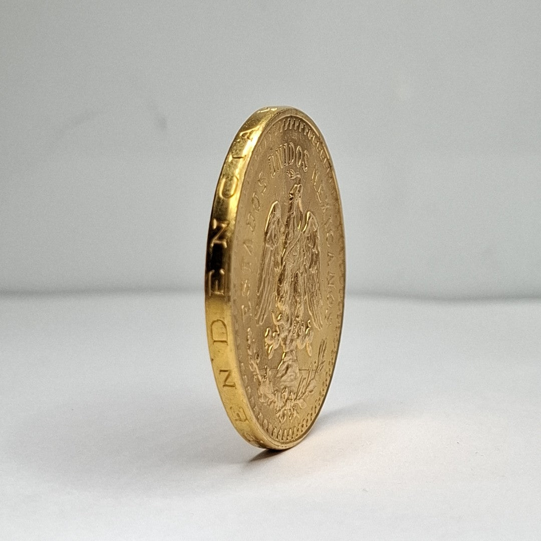 K1 41.6 GRMS 21 K IDENTIFICACIÓN MONEDA NOMINATIVA MONEDAS PESOS 50 PESOS (SEMINUEVO)