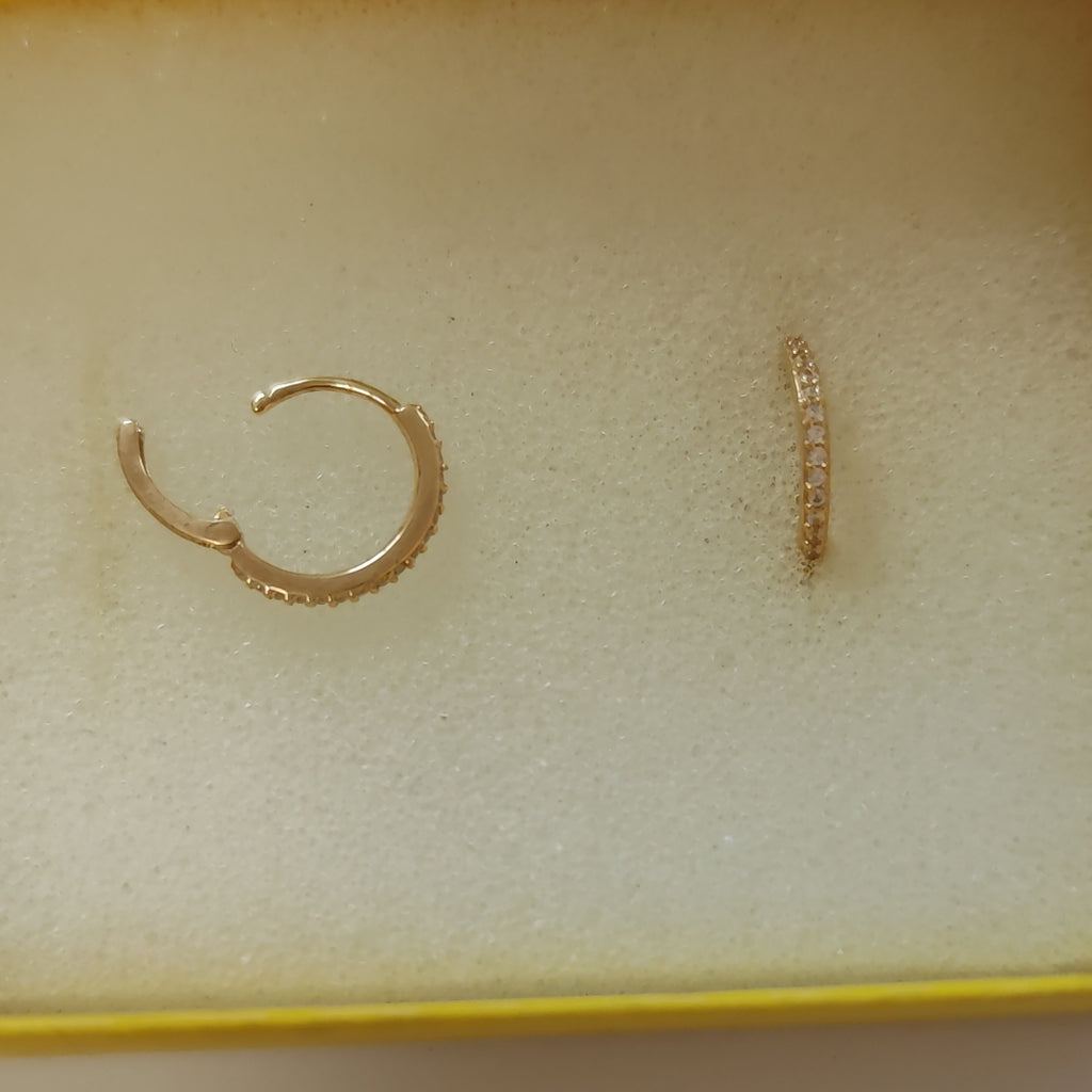 ARRACADAS ORO 14K 1.4 (NUEVO)