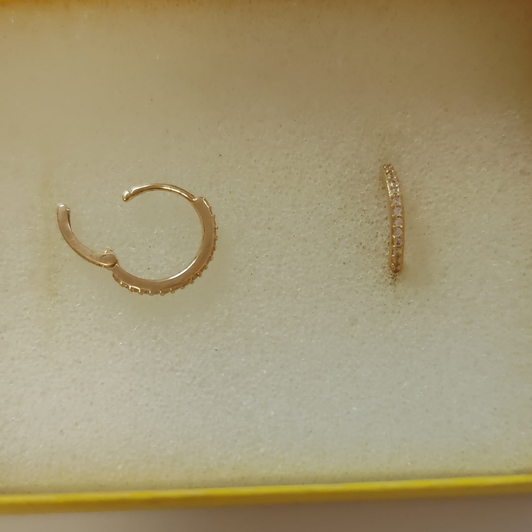ARRACADAS ORO 14K 1.4 (NUEVO)