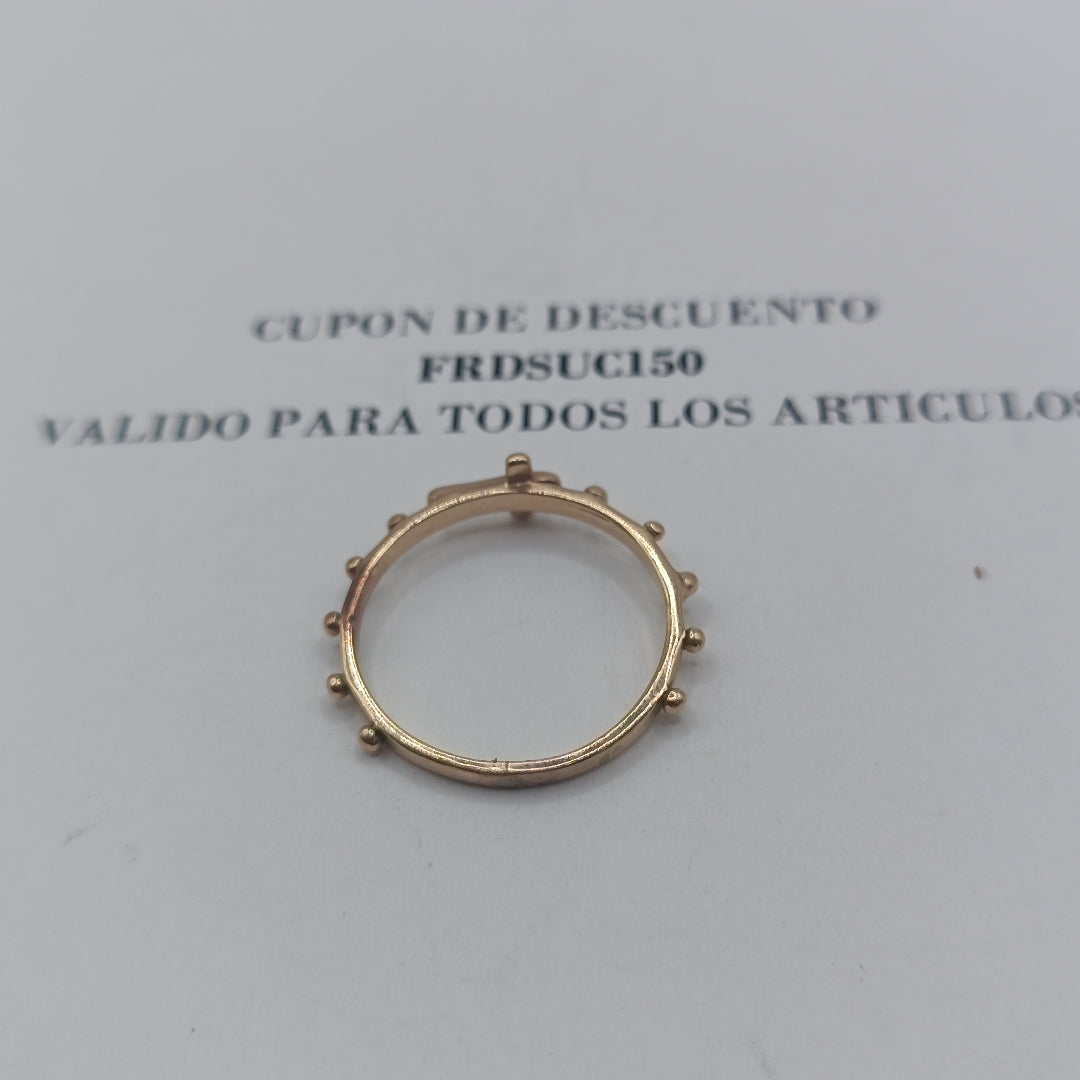 ANILLO ORO 10 K 2.1 GRMS (SEMINUEVO)