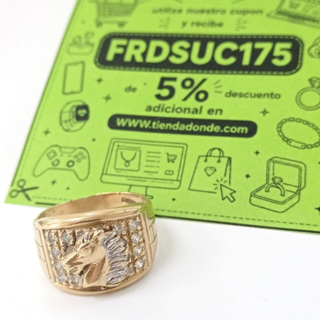 ANILLO ORO 10 K 8 GRMS (SEMINUEVO)