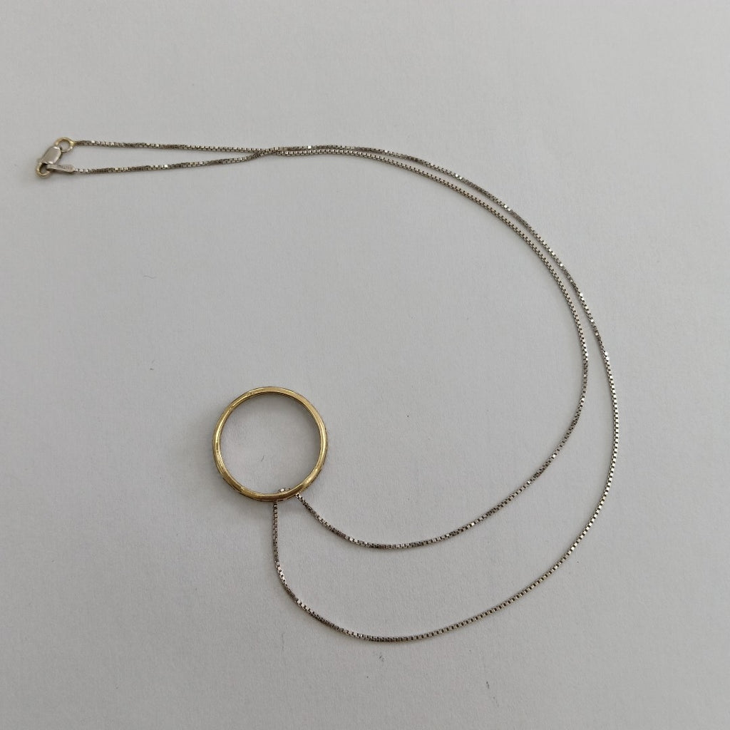 CADENA ORO BLANCO 10 K 3,50 GRMS (SEMINUEVO)