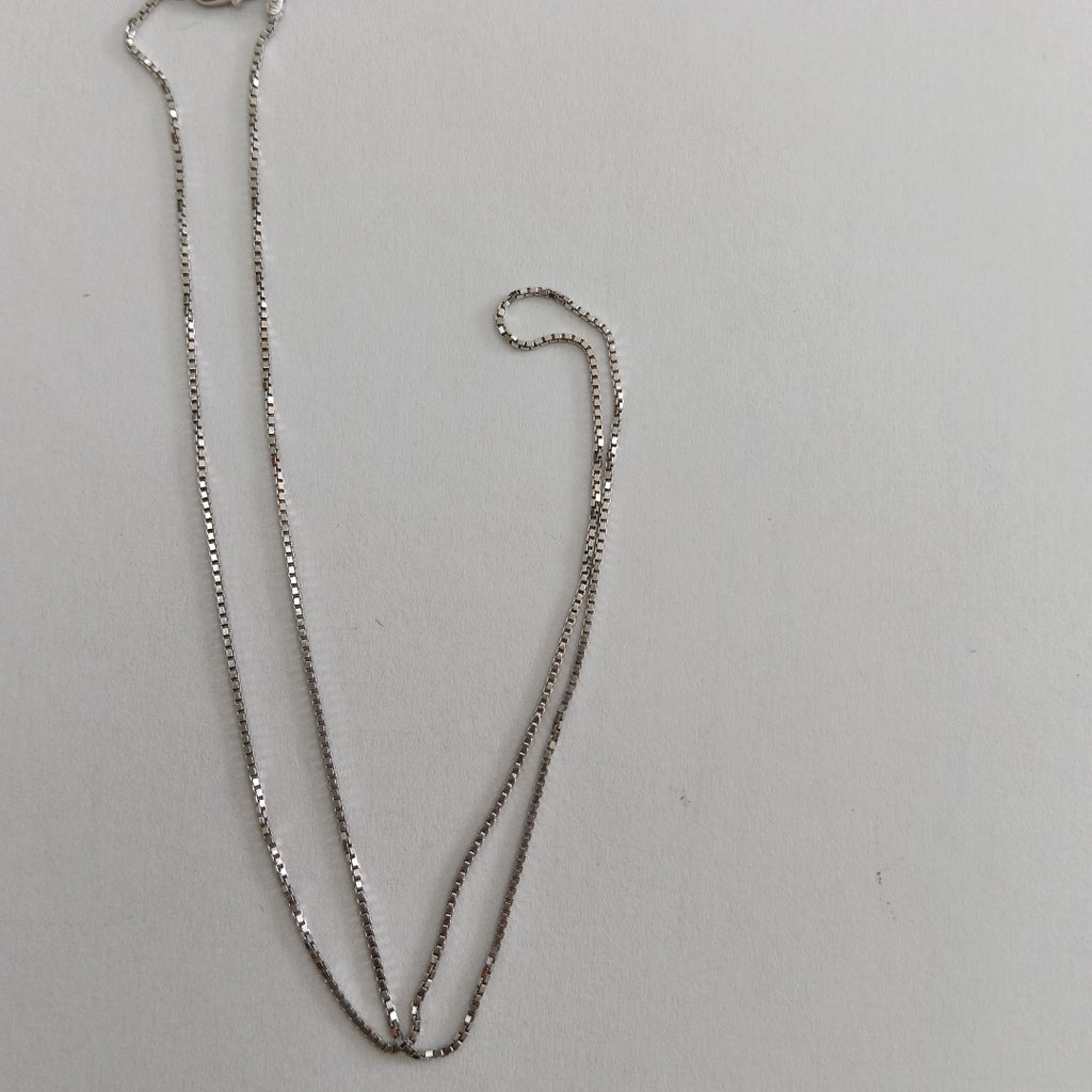 CADENA ORO BLANCO 10 K 2,20 GRMS (SEMINUEVO)