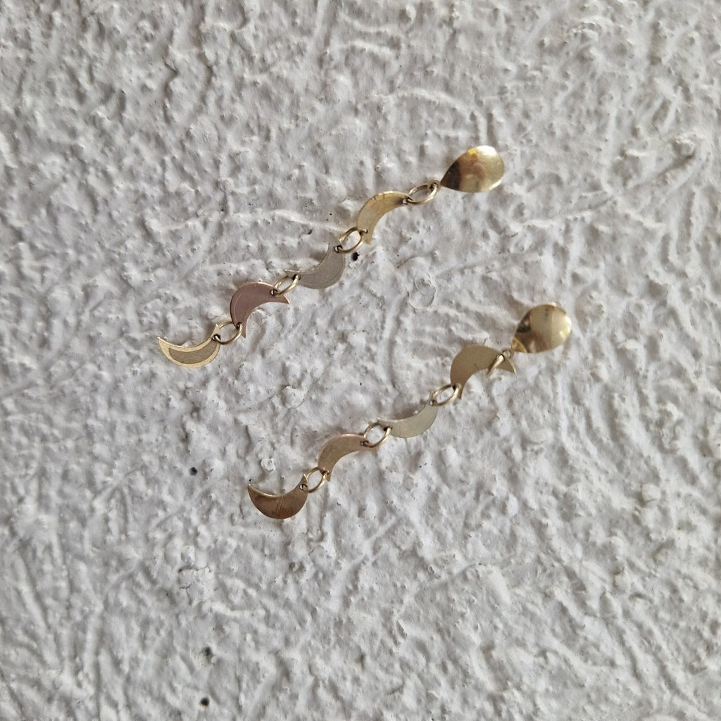 ARRACADAS PAR ORO 14 K 1.4 GRMS (SEMINUEVO)