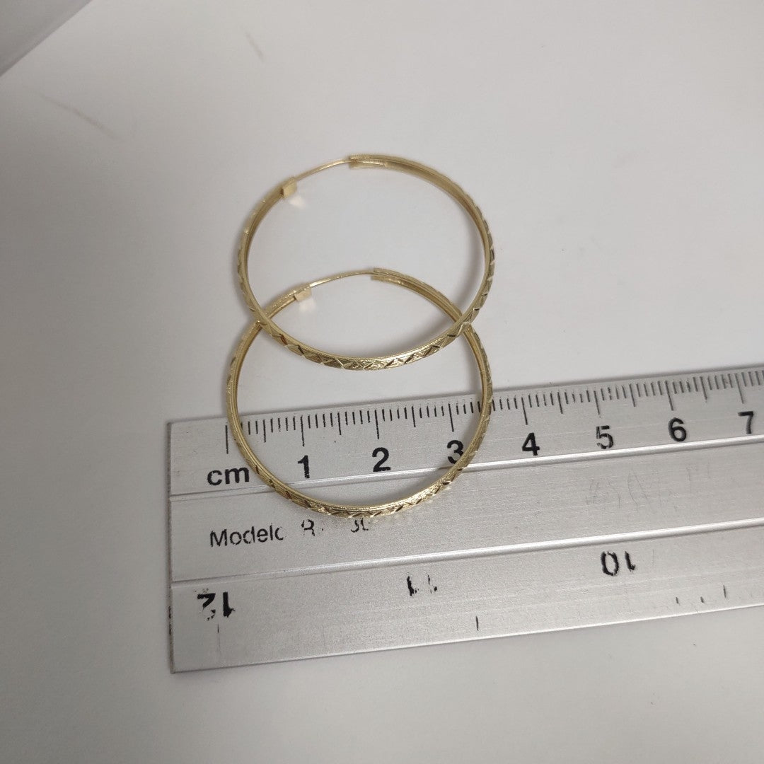 ARRACADAS PAR ORO 14 K 2.3 GRMS (SEMINUEVO)