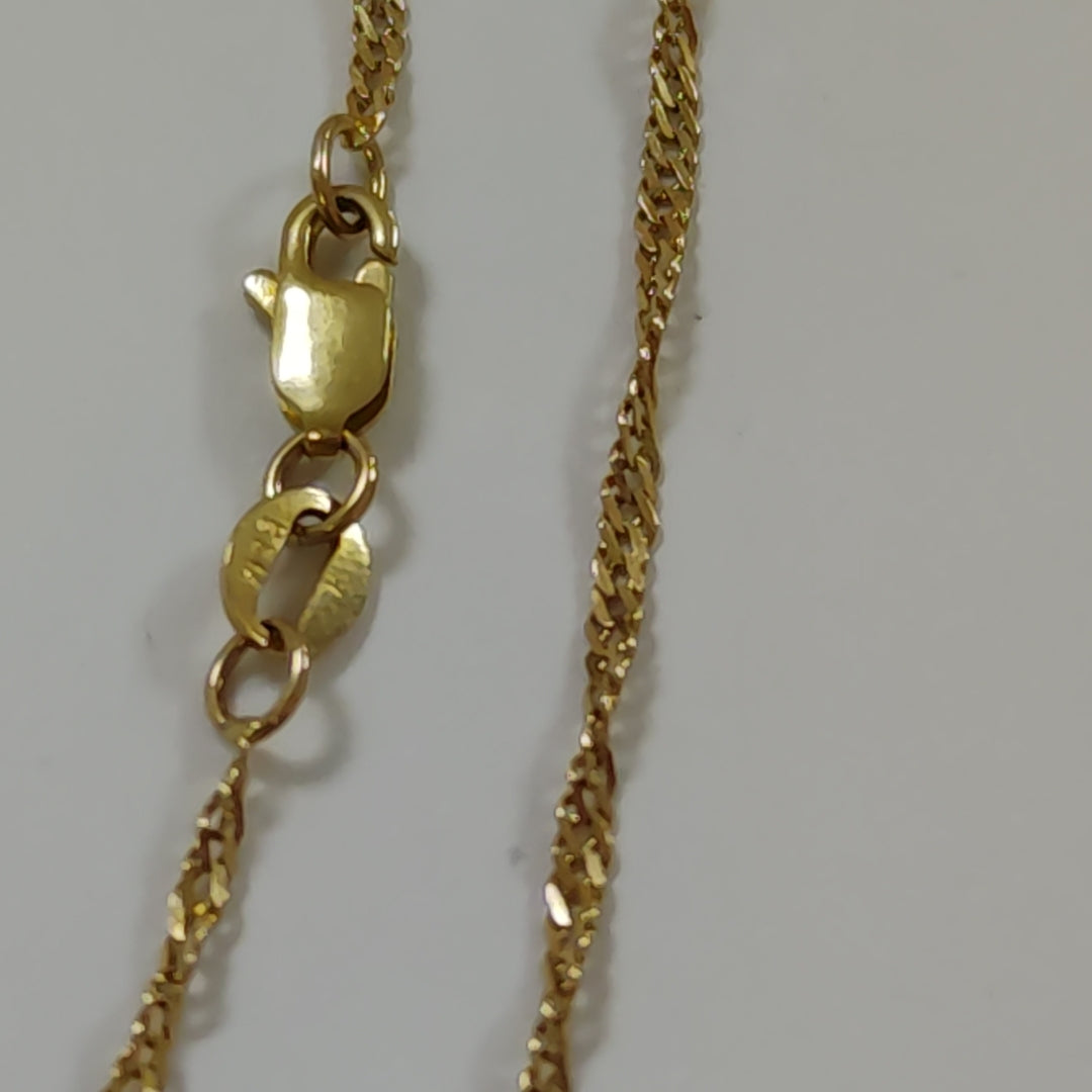CADENA ORO 14 K 2.3 GRMS (SEMINUEVO)