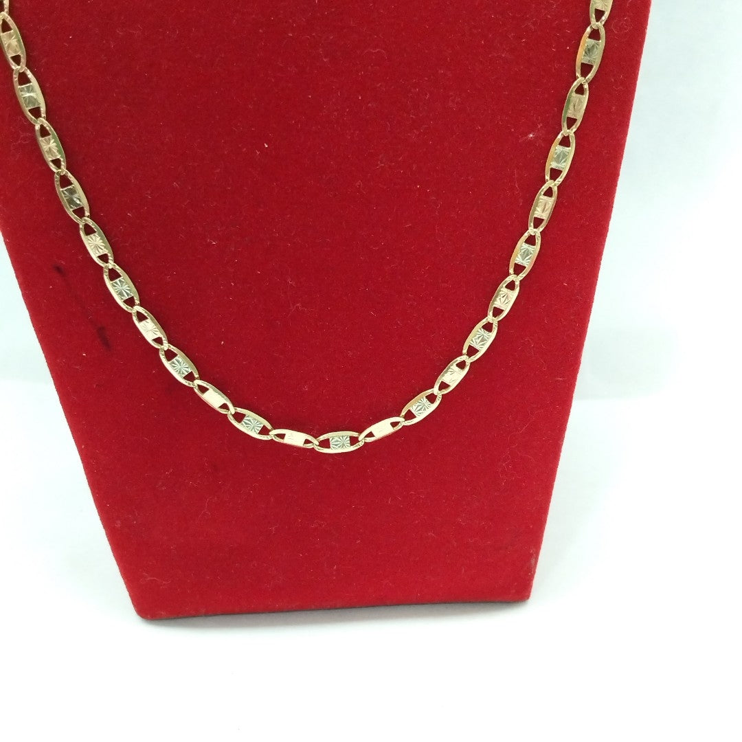 CADENA ORO, ORO COMBINADO 10 K 9.8 GRMS (SEMINUEVO)