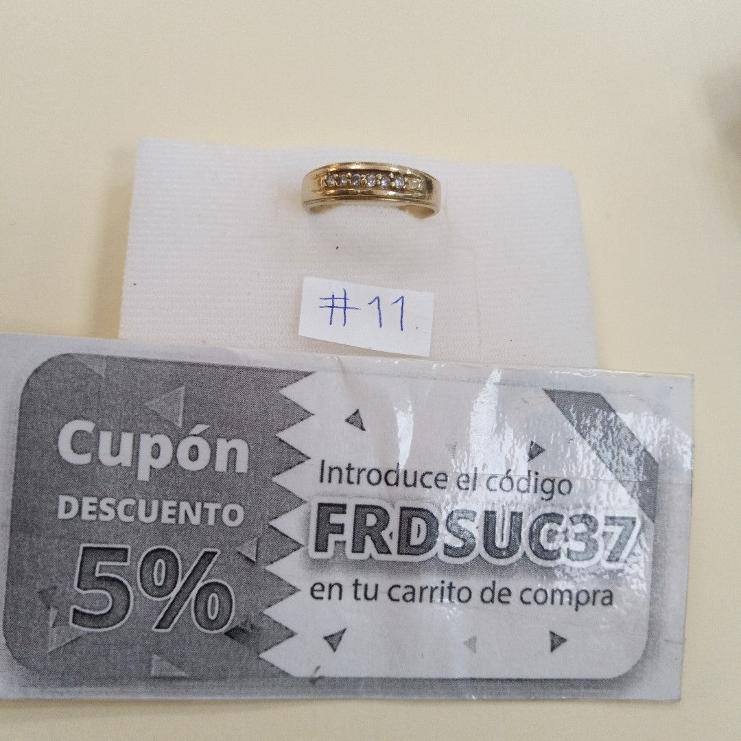 ANILLO ORO 10 K 3.2 GRMS (SEMINUEVO)