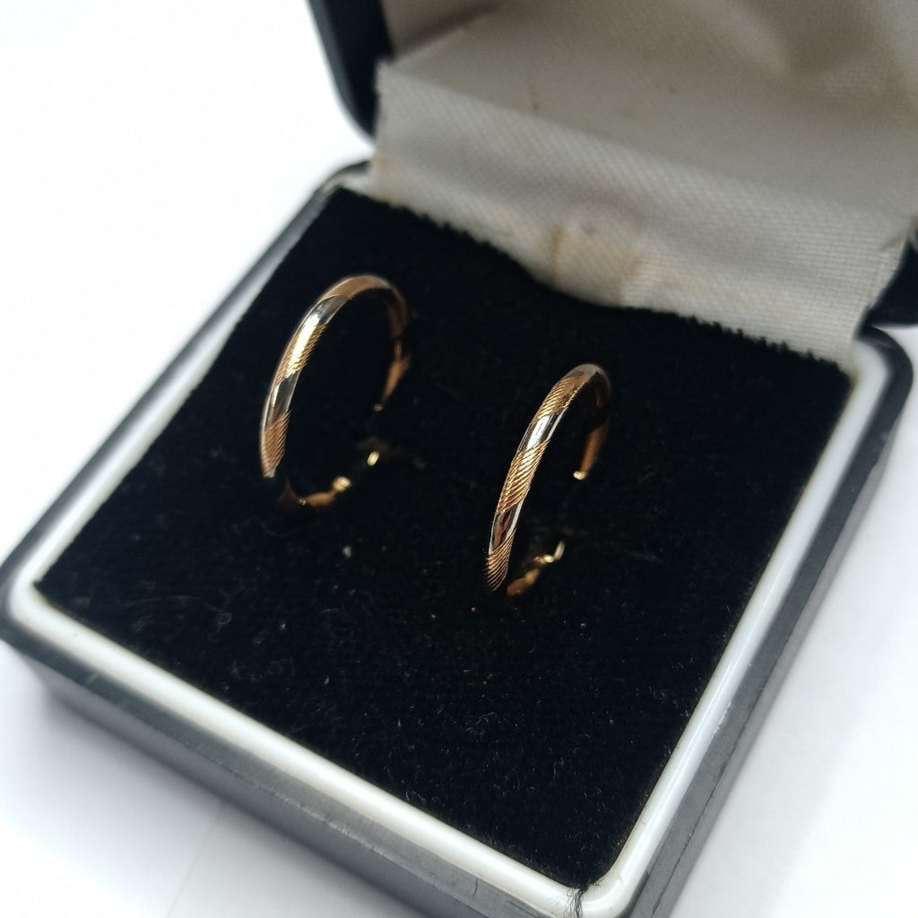 ARRACADAS PAR ORO COMBINADO 10 K 1.5 GRMS (SEMINUEVO)