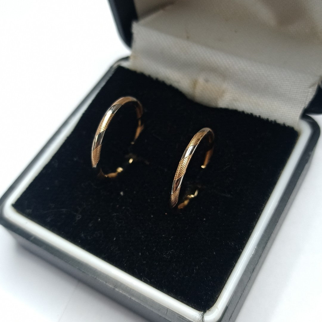 ARRACADAS PAR ORO COMBINADO 10 K 1.5 GRMS (SEMINUEVO)