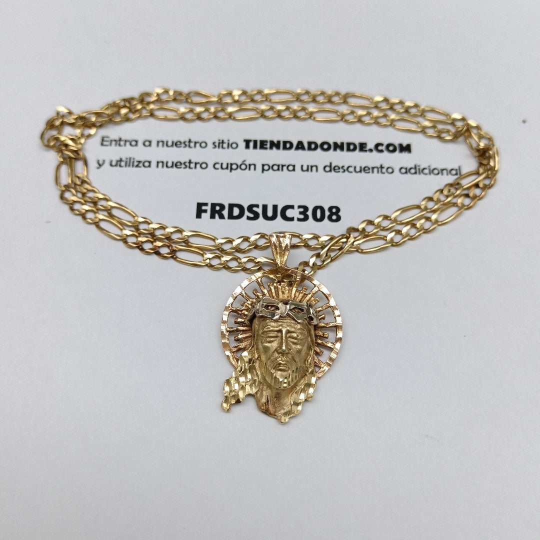 CADENA, DIJE ORO 10 K 16.6 GRMS (SEMINUEVO)