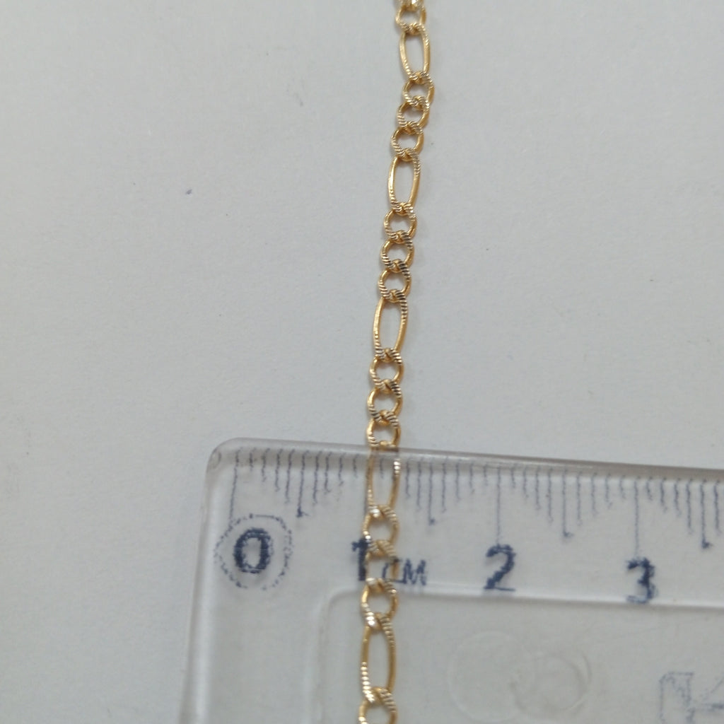CADENA ORO, RODIADO 14 K 4.5 GRMS (SEMINUEVO)