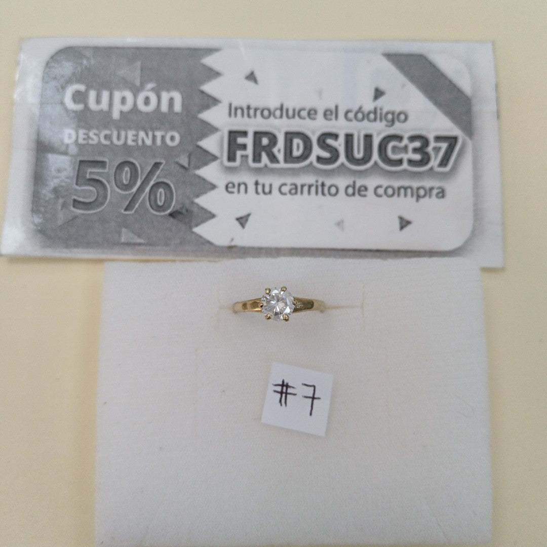ANILLITO ORO 10 K 1.3 GRMS (SEMINUEVO)