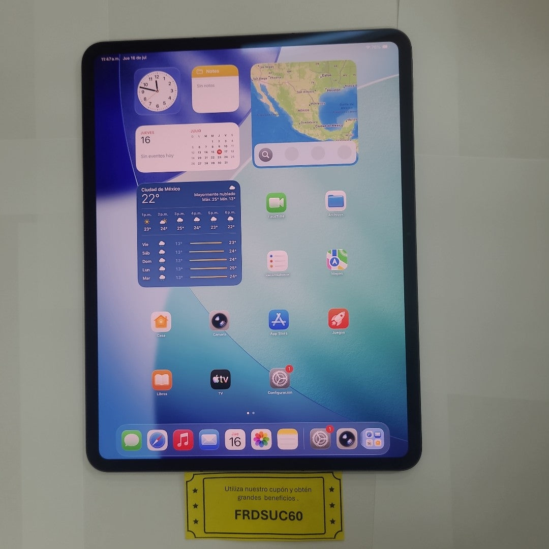 TABLETA APPLE IPAD PRO 13" A2926 (2024) 256 GB 8 GB RAM