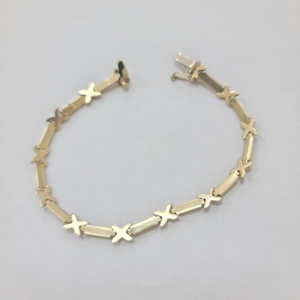 PULSERA ORO, ORO COMBINADO 14 K 5.5 GRMS (SEMINUEVO)