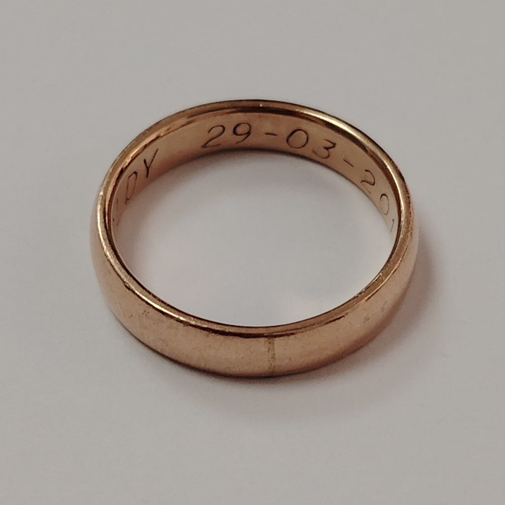 ARGOLLA ORO 14 K 3.7 GRMS (SEMINUEVO)
