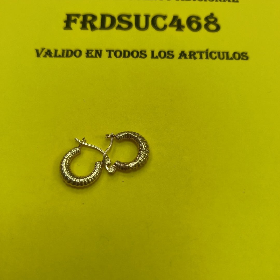 ARRACADAS PAR ORO 10 K 1,00 GRMS (SEMINUEVO)