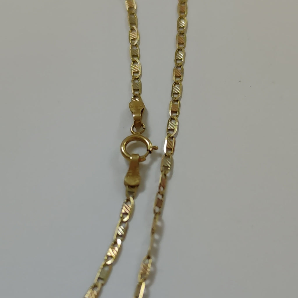 CADENA, DIJE ORO 14 K 3 GRMS (SEMINUEVO)