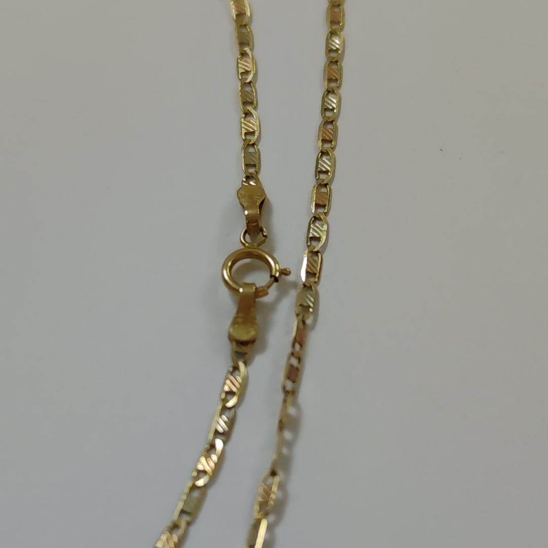 CADENA, DIJE ORO 14 K 3 GRMS (SEMINUEVO)