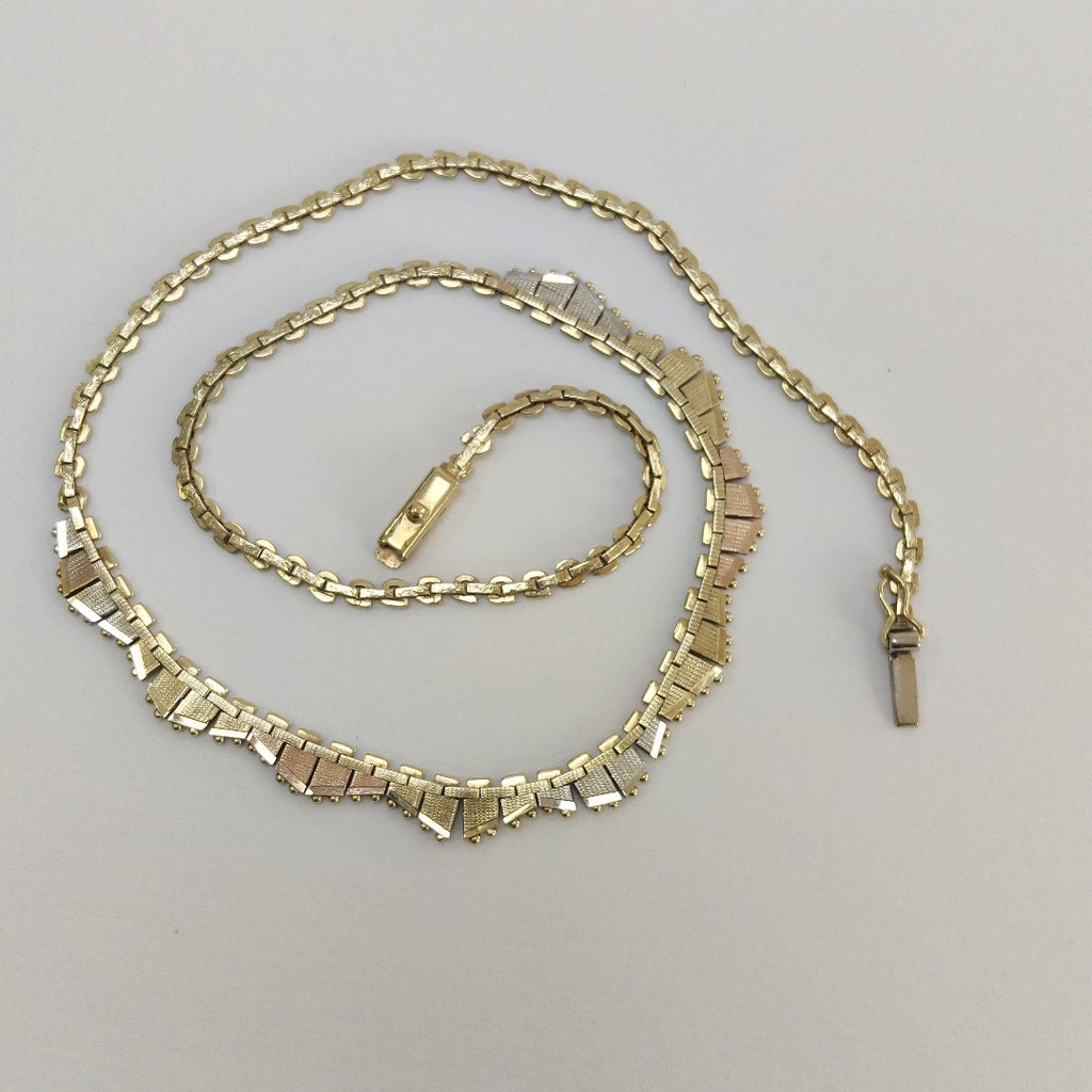 GARGANTILLA ORO, ORO COMBINADO 14 K 14.6 GRMS (SEMINUEVO)