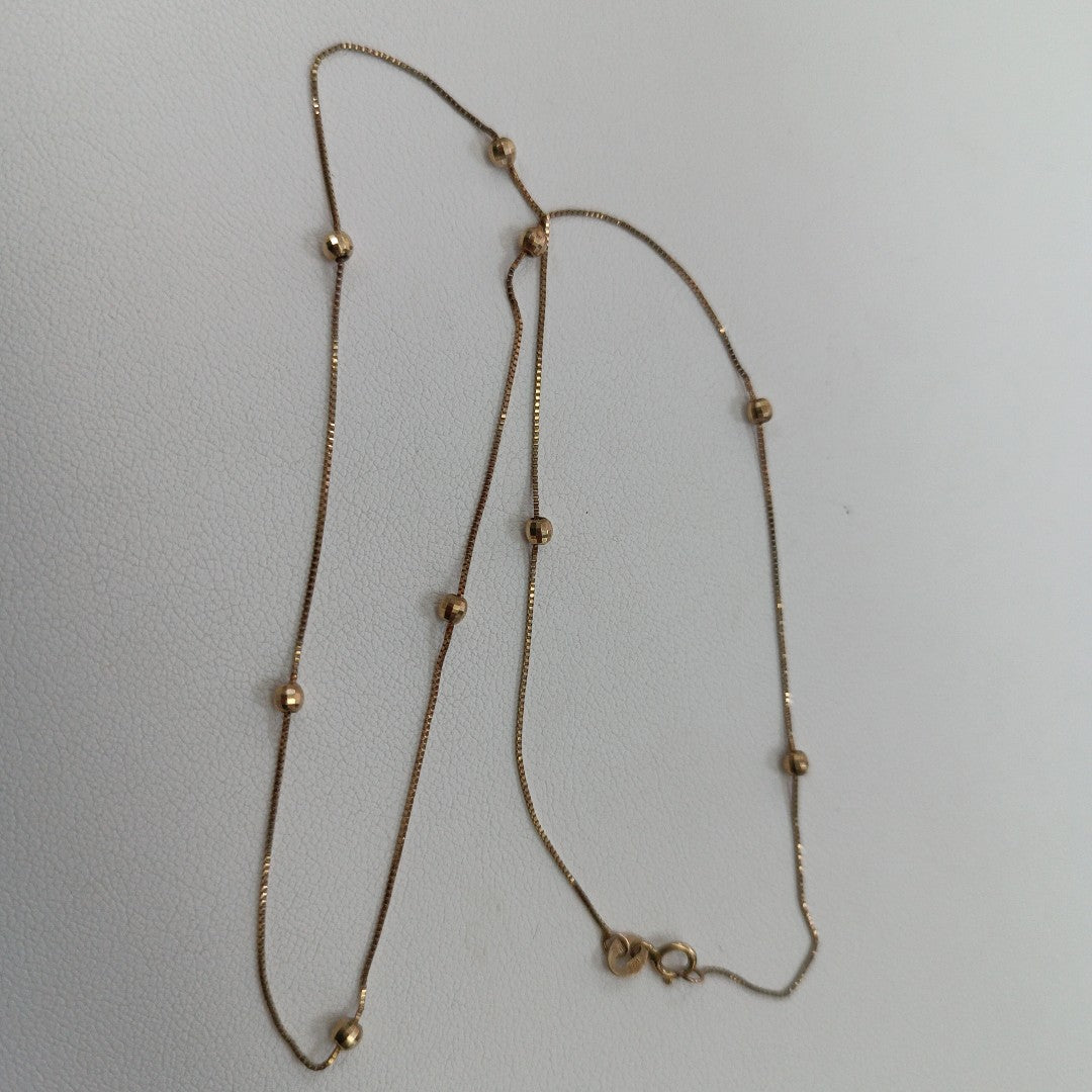GARGANTILLA ORO 14 K 1,50 GRMS (SEMINUEVO)