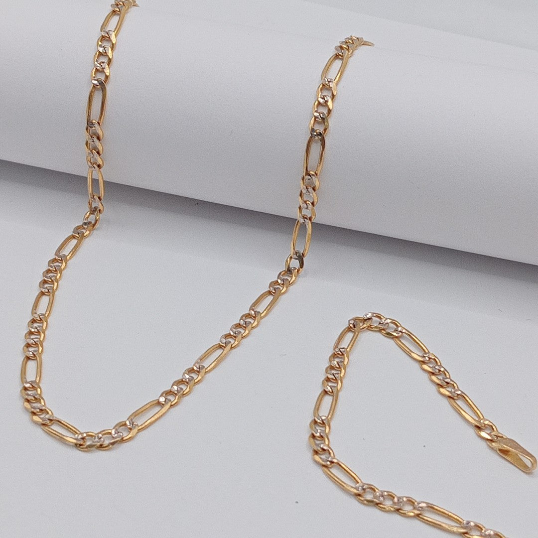 CADENA ORO,RODIADO 10 K 8,70 GRMS (SEMINUEVO)
