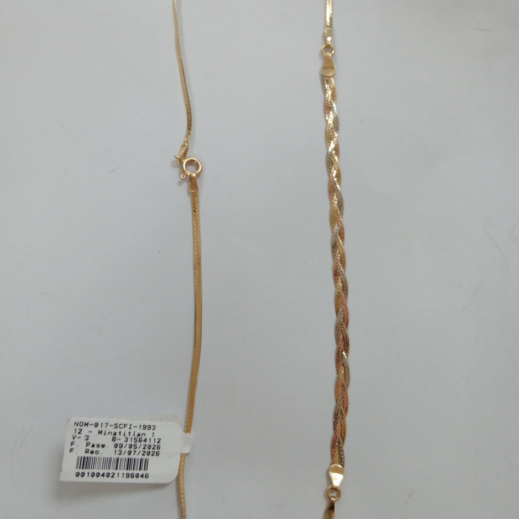 CADENA ORO COMBINADO 14 K 5.2 GRMS (SEMINUEVO)