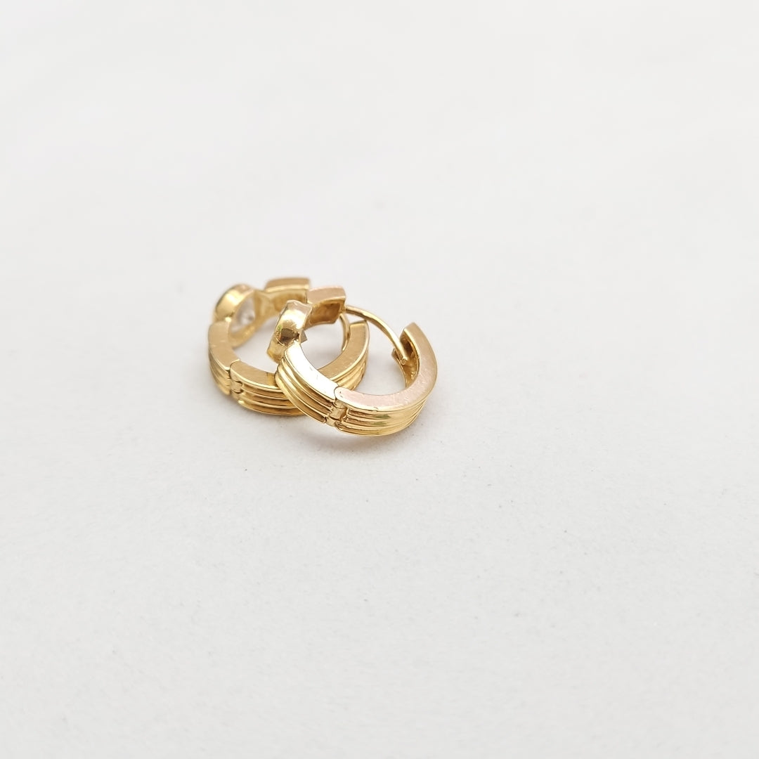 ARRACADAS PAR ORO 14 K 4,20 GRMS (SEMINUEVO)