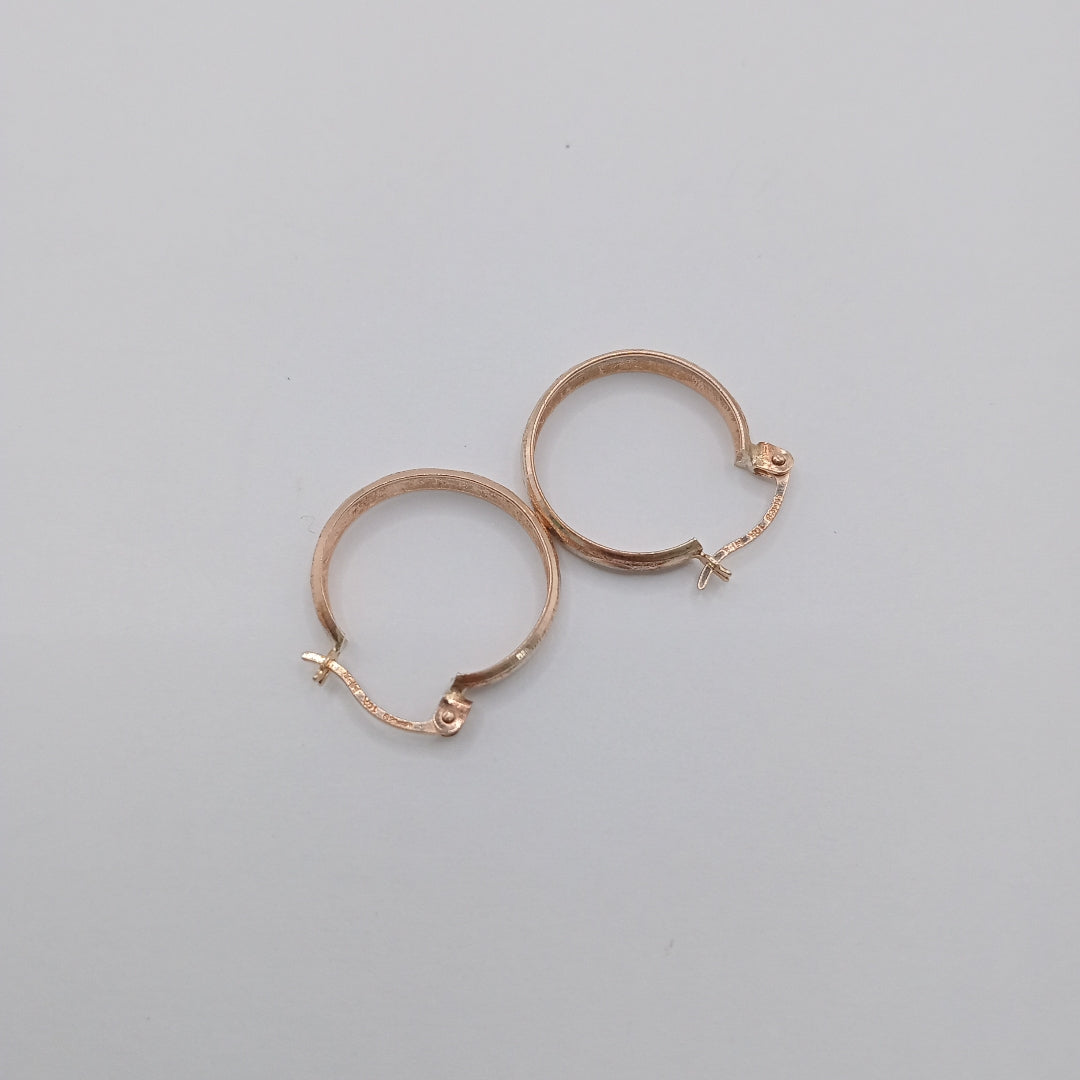 ARRACADAS PAR ORO COMBINADO 10 K 1.7 GRMS (SEMINUEVO)