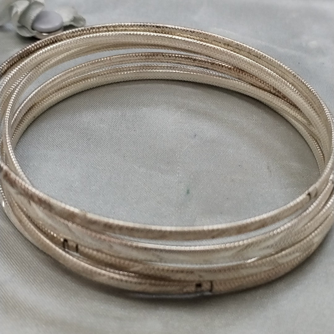 SEMANARIO DE PULSERAS PLATA 23.4 GRMS (SEMINUEVO)
