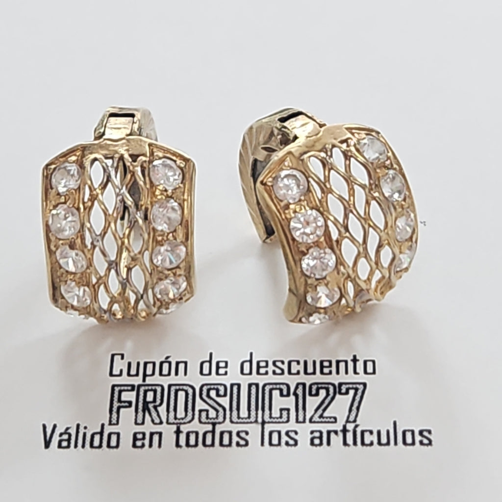 ARETES PAR ORO 10 K 4 GRMS (SEMINUEVO)