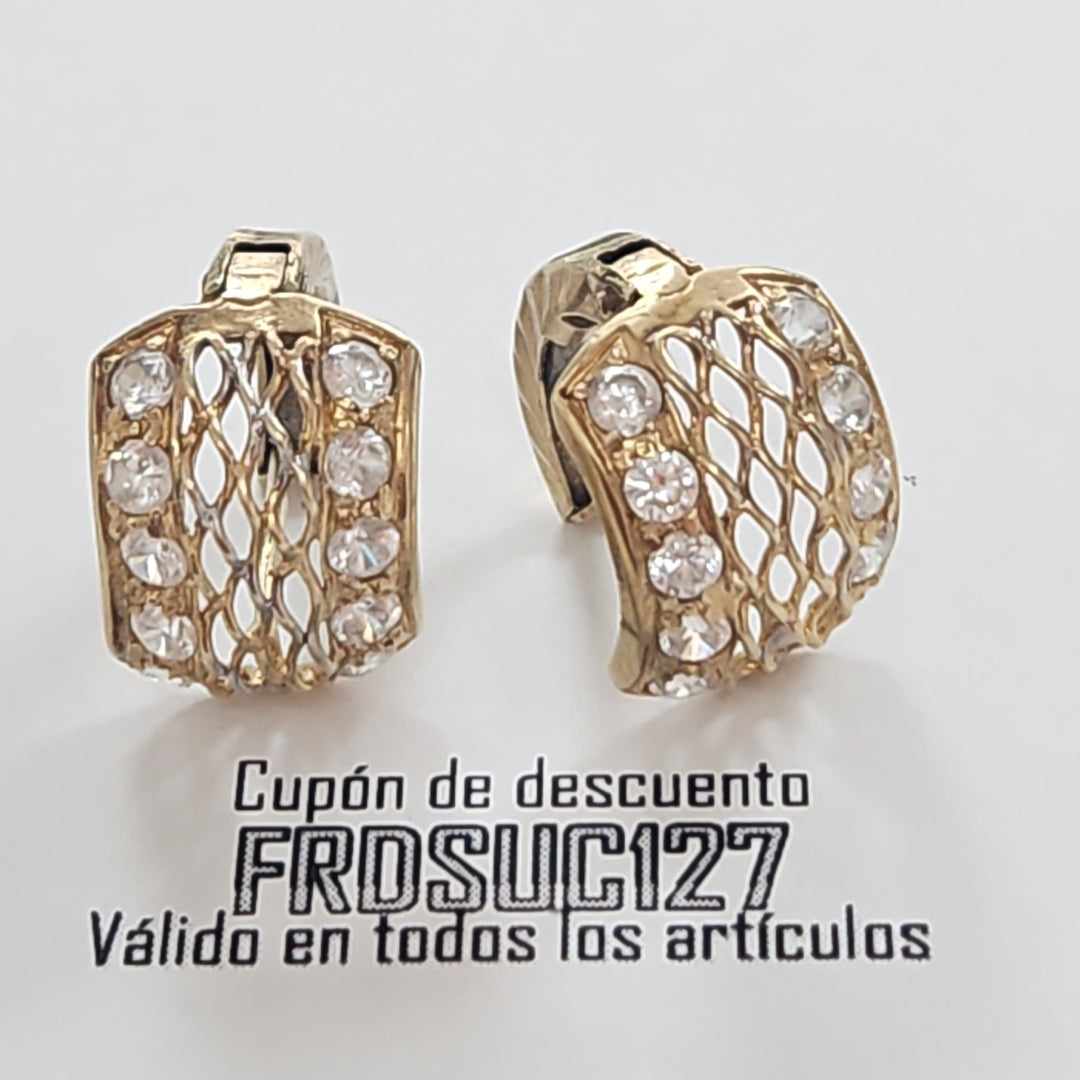 ARETES PAR ORO 10 K 4 GRMS (SEMINUEVO)
