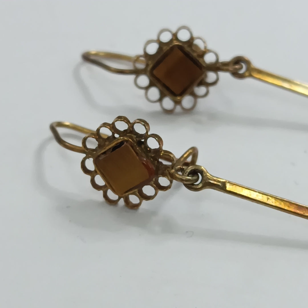ARETES PAR ORO 10 K 3,90 GRMS (SEMINUEVO)