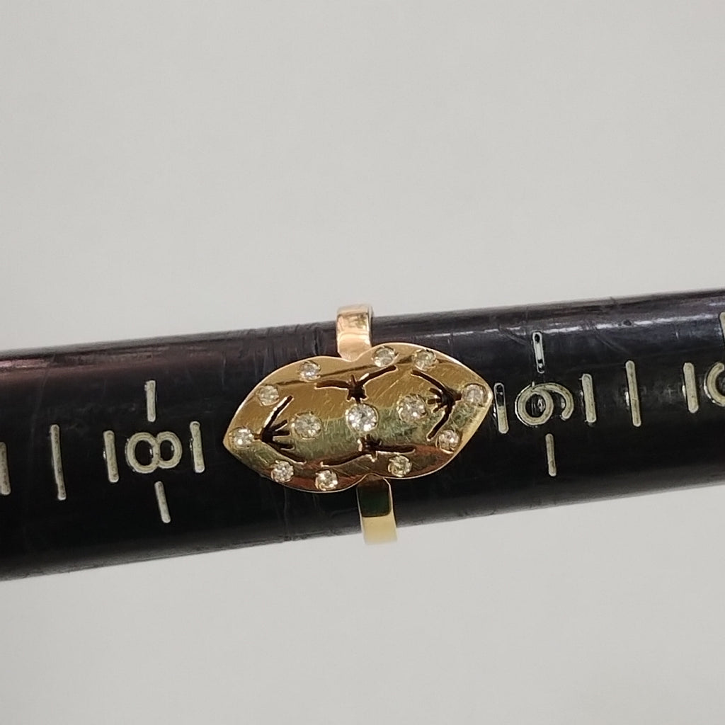 ANILLO ORO 14 K 4.6 GRMS (SEMINUEVO)