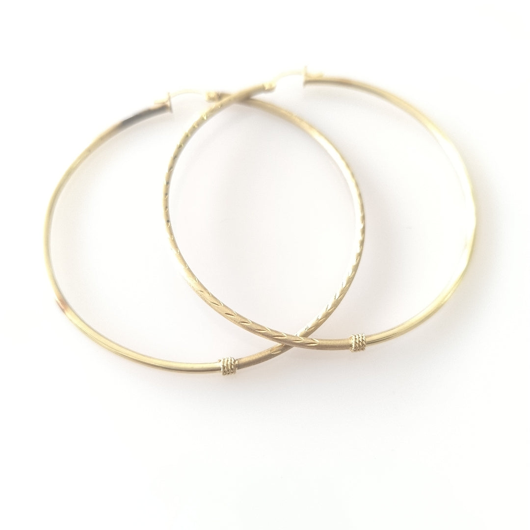 ARRACADAS PAR ORO 14 K 5.1 GRMS (SEMINUEVO)