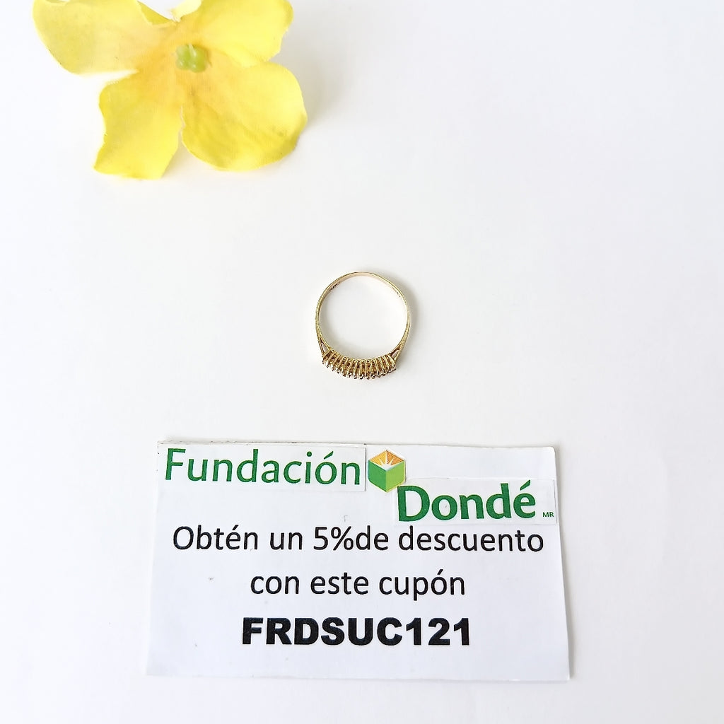 ANILLO ORO 10 K 1,20 GRMS (SEMINUEVO)