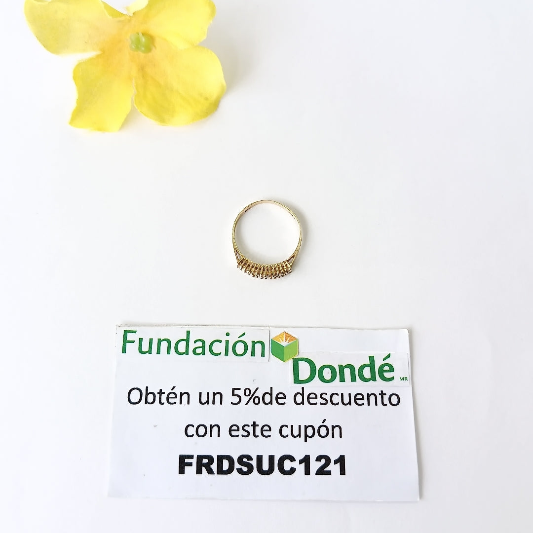 ANILLO ORO 10 K 1,20 GRMS (SEMINUEVO)