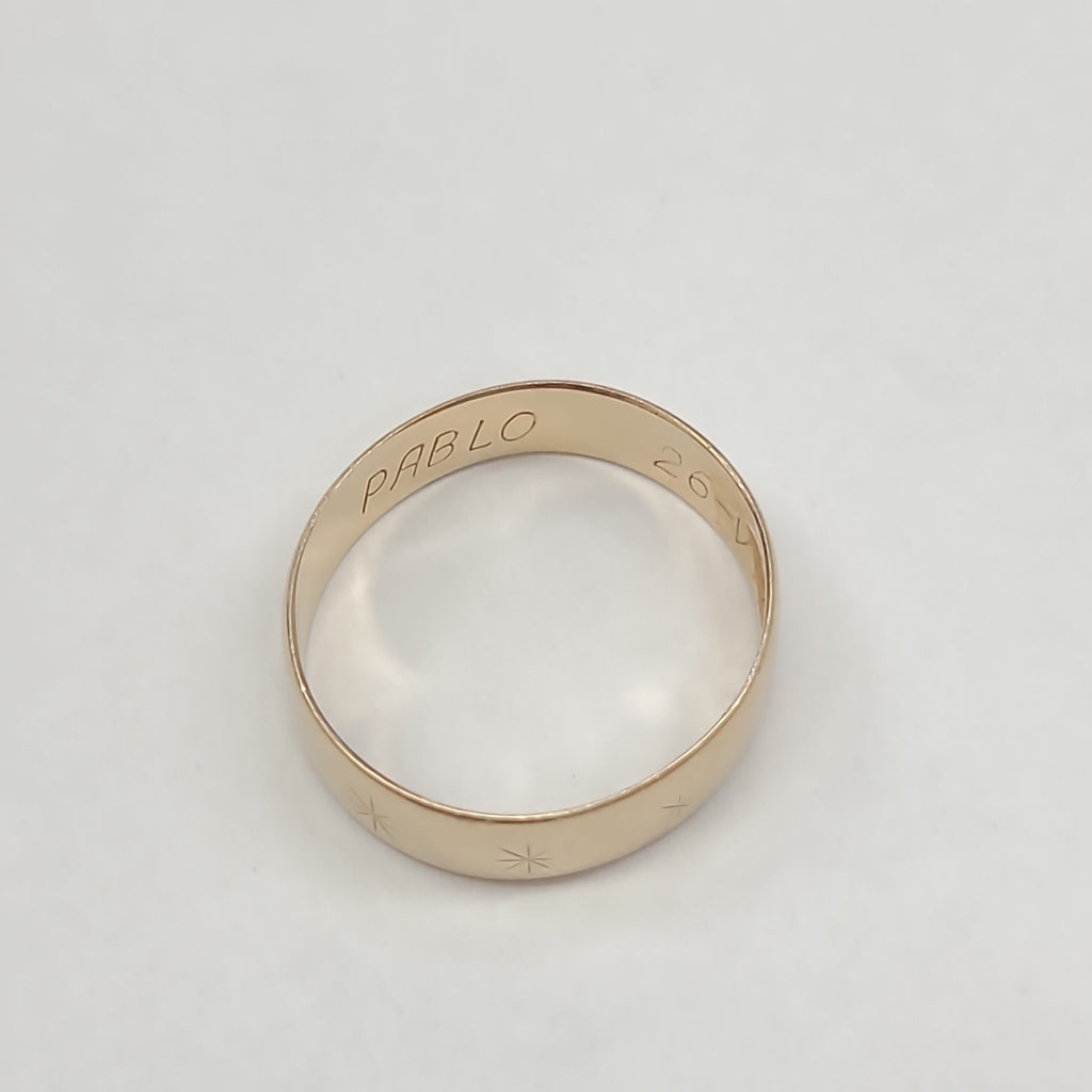 ARGOLLA ORO 10 K 1.8 GRMS (SEMINUEVO)