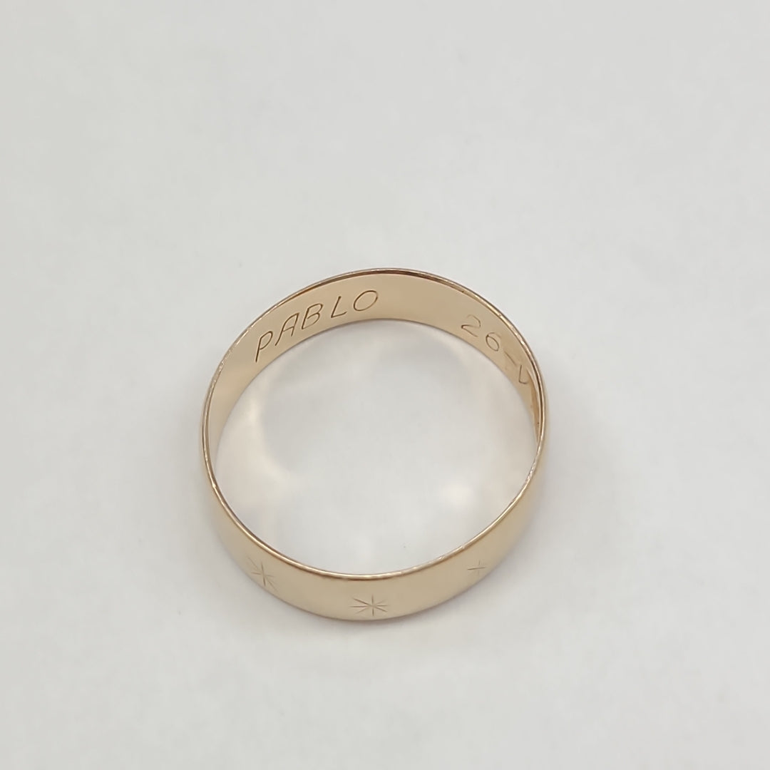 ARGOLLA ORO 10 K 1.8 GRMS (SEMINUEVO)