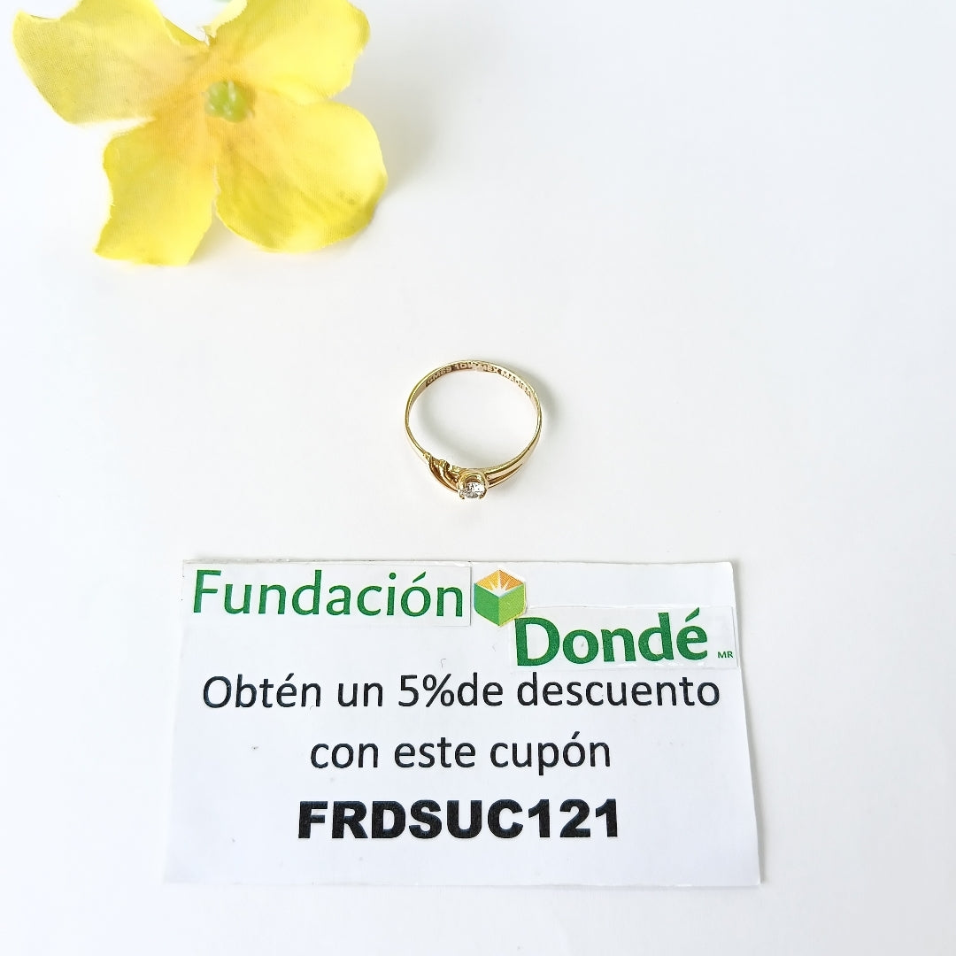SOLITARIO ORO 10 K 1,40 GRMS (SEMINUEVO)