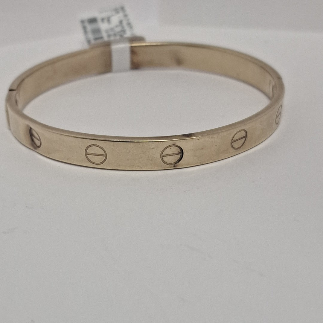 PULSERA RIGIDA ORO 10 K 7.6 GRMS (SEMINUEVO)