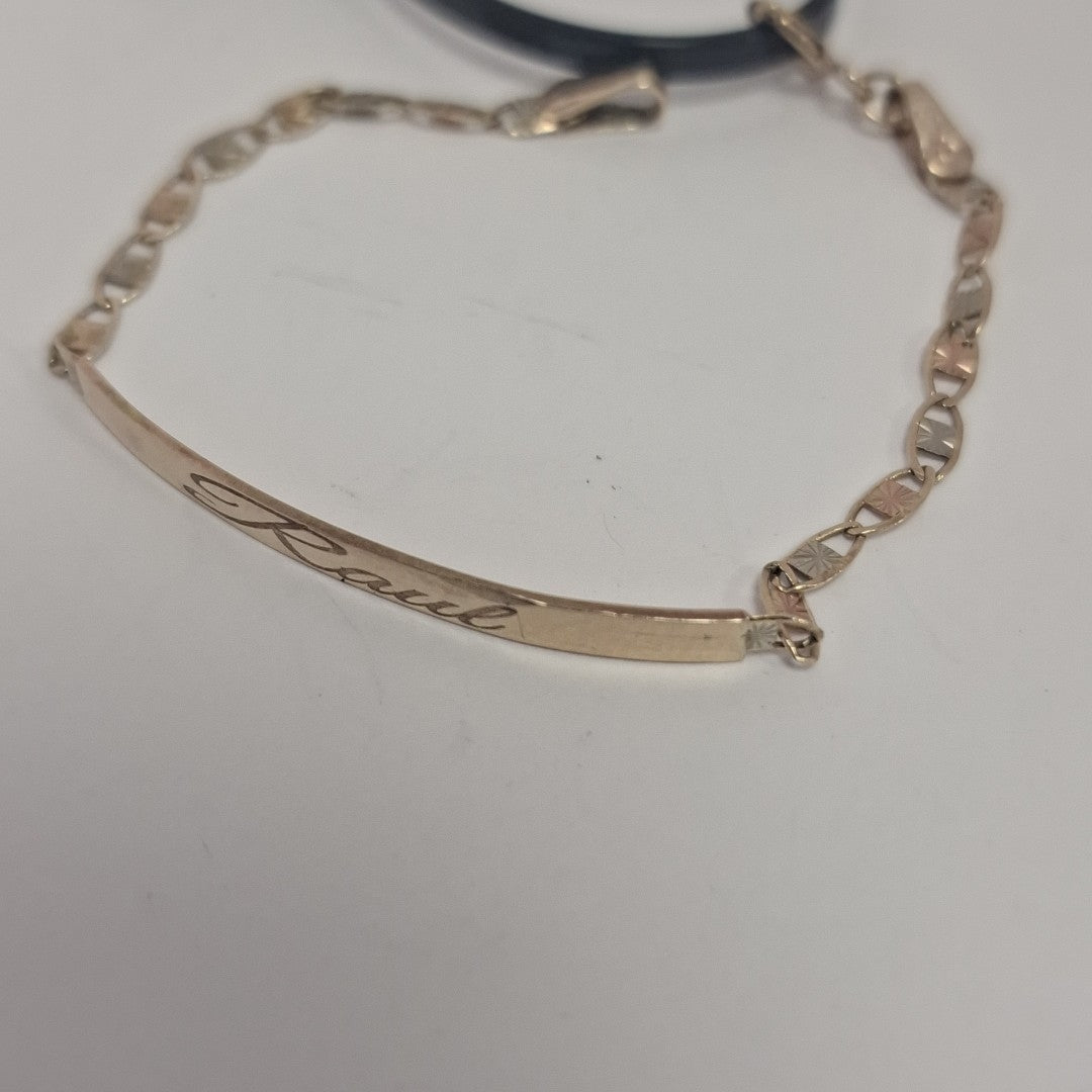 ESCLAVA ORO, ORO COMBINADO 8 K 1.1 GRMS (SEMINUEVO)